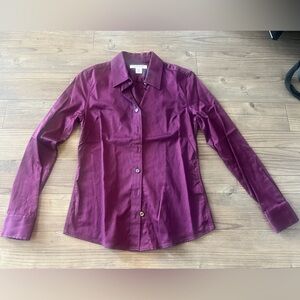 (Banana Republic) Non-iron button down in maroon